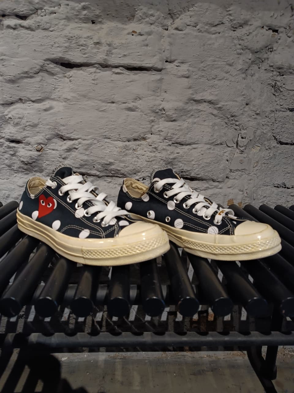 Converse x COMME des GARÇONS PLAY Chuck 70 "Polka Dot Black" 2017