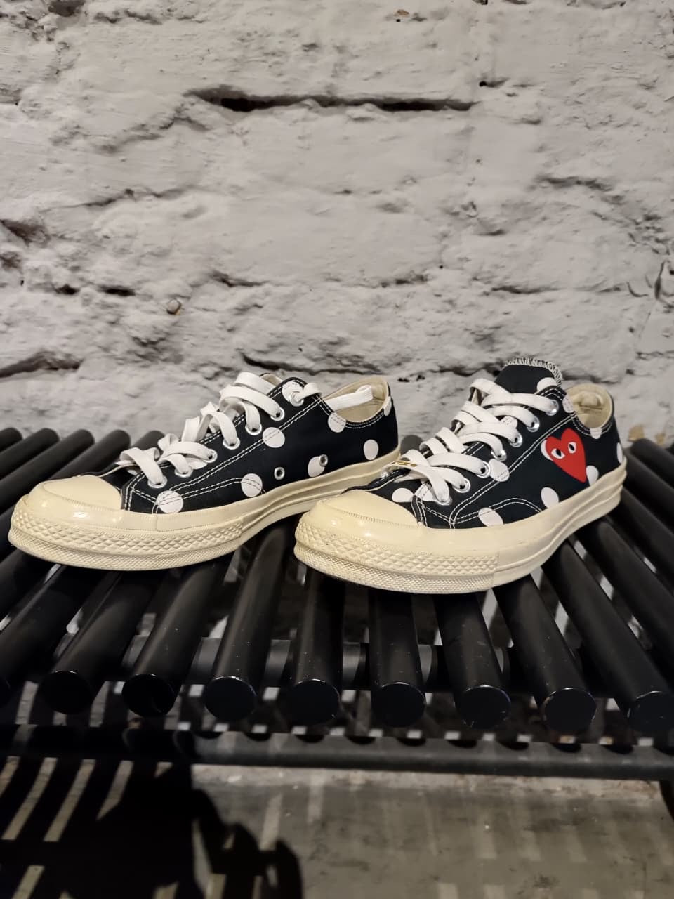 Converse x COMME des GARÇONS PLAY Chuck 70 "Polka Dot Black" 2017