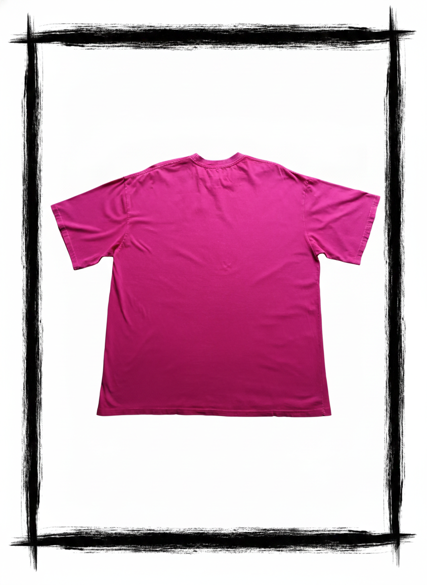 Playera Acid Wash Rosa 230 Gramos