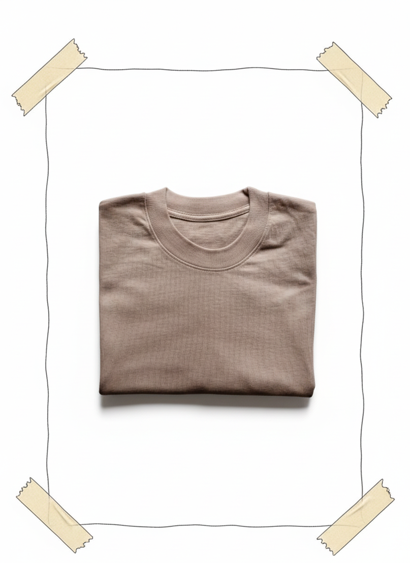 Playera 260 Gramos Kakhi