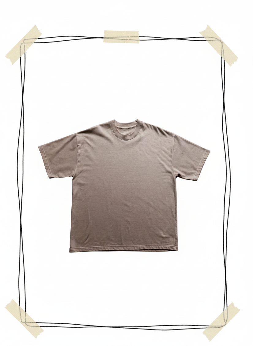 Playera 260 Gramos Kakhi