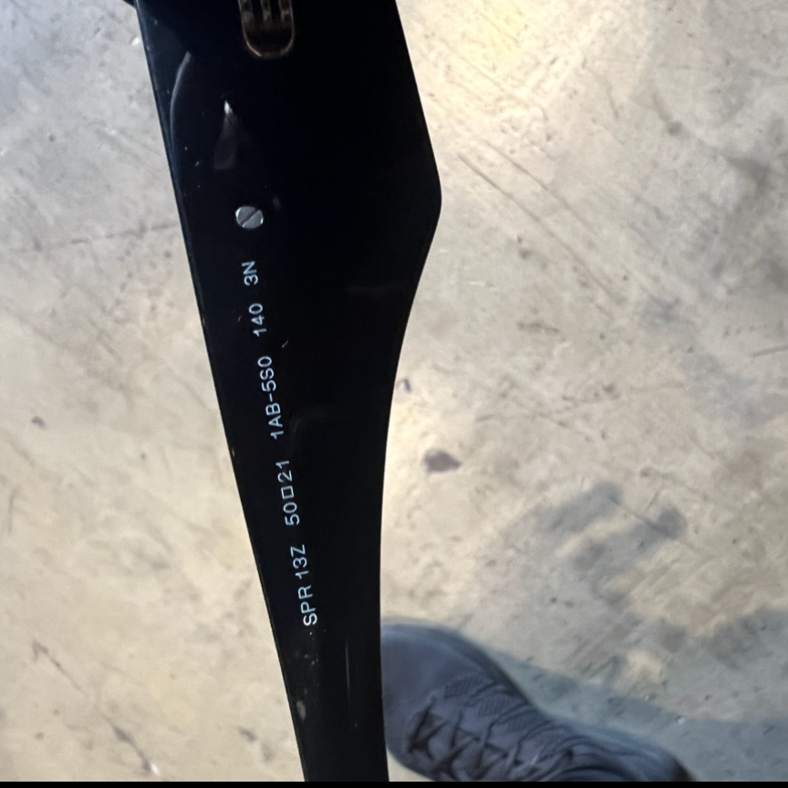 Prada Symbole PR 13ZS Black Sunglasses