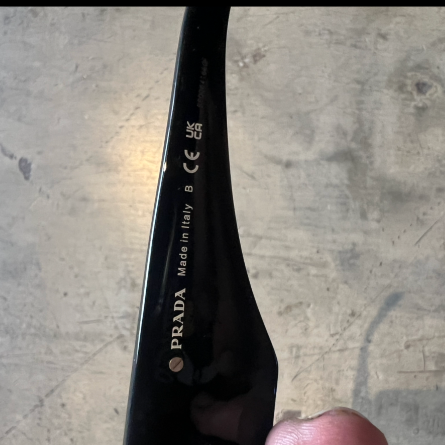Prada Symbole PR 13ZS Black Sunglasses