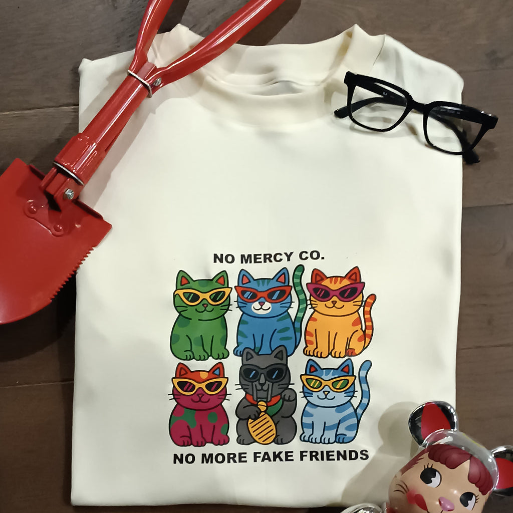 Cat Squad Oversize boxy fit Tee