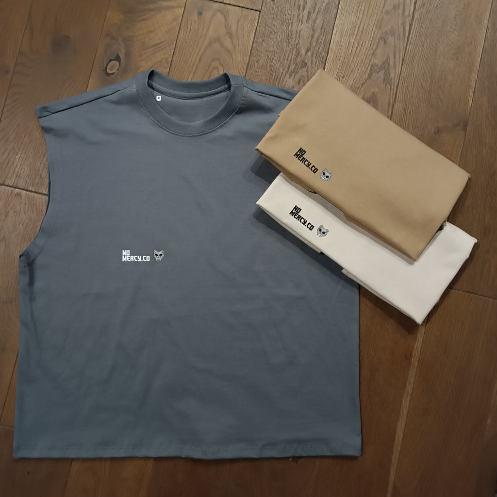 Playera Boxy fit Basic No mercy CO