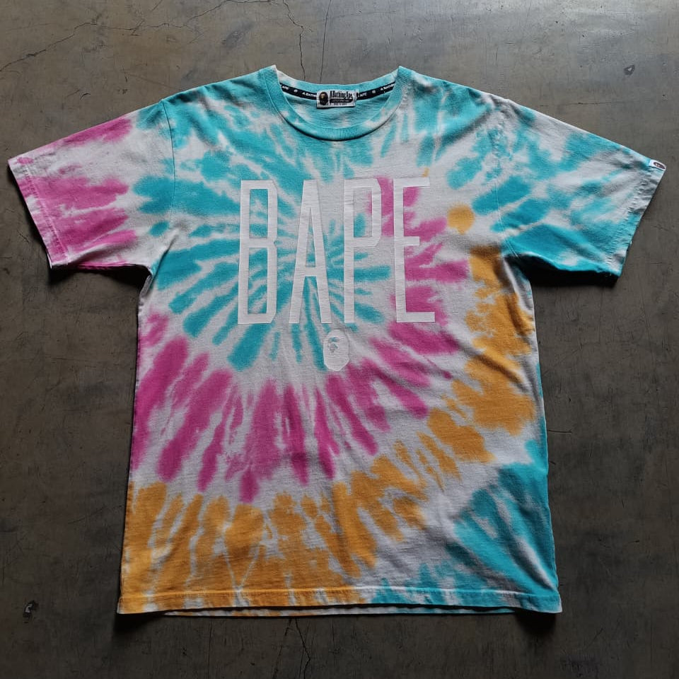 BAPE Tie Dye Tee ss19 (L) REDUCIDO
