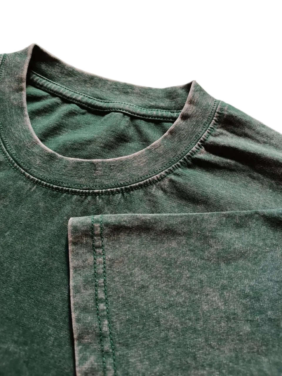Green Acid Wash 280G Semi Oversize Tee – Blank-US