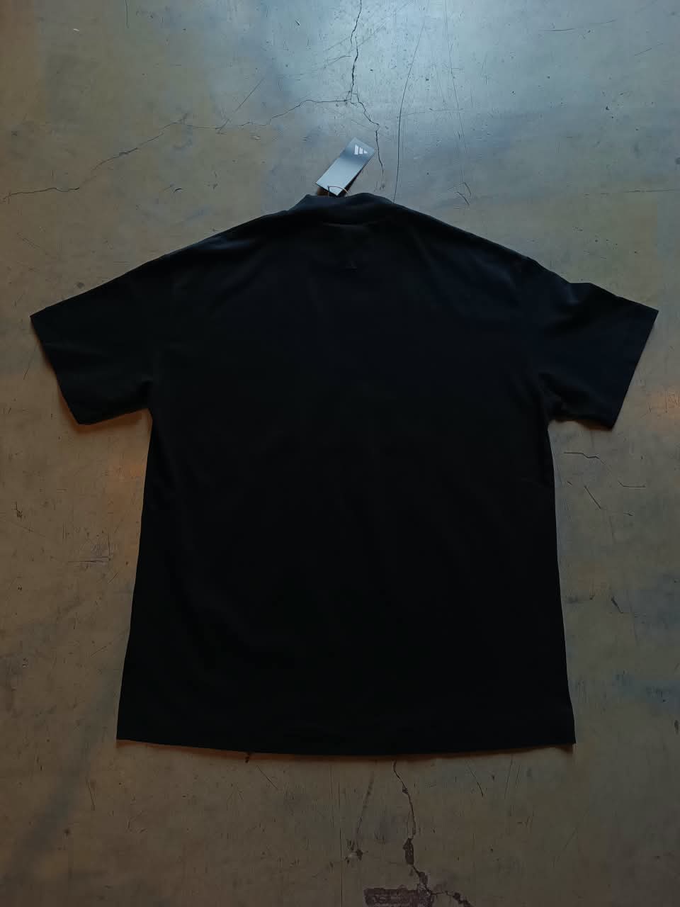 adidas Basketball Oversized Logo Tee Black