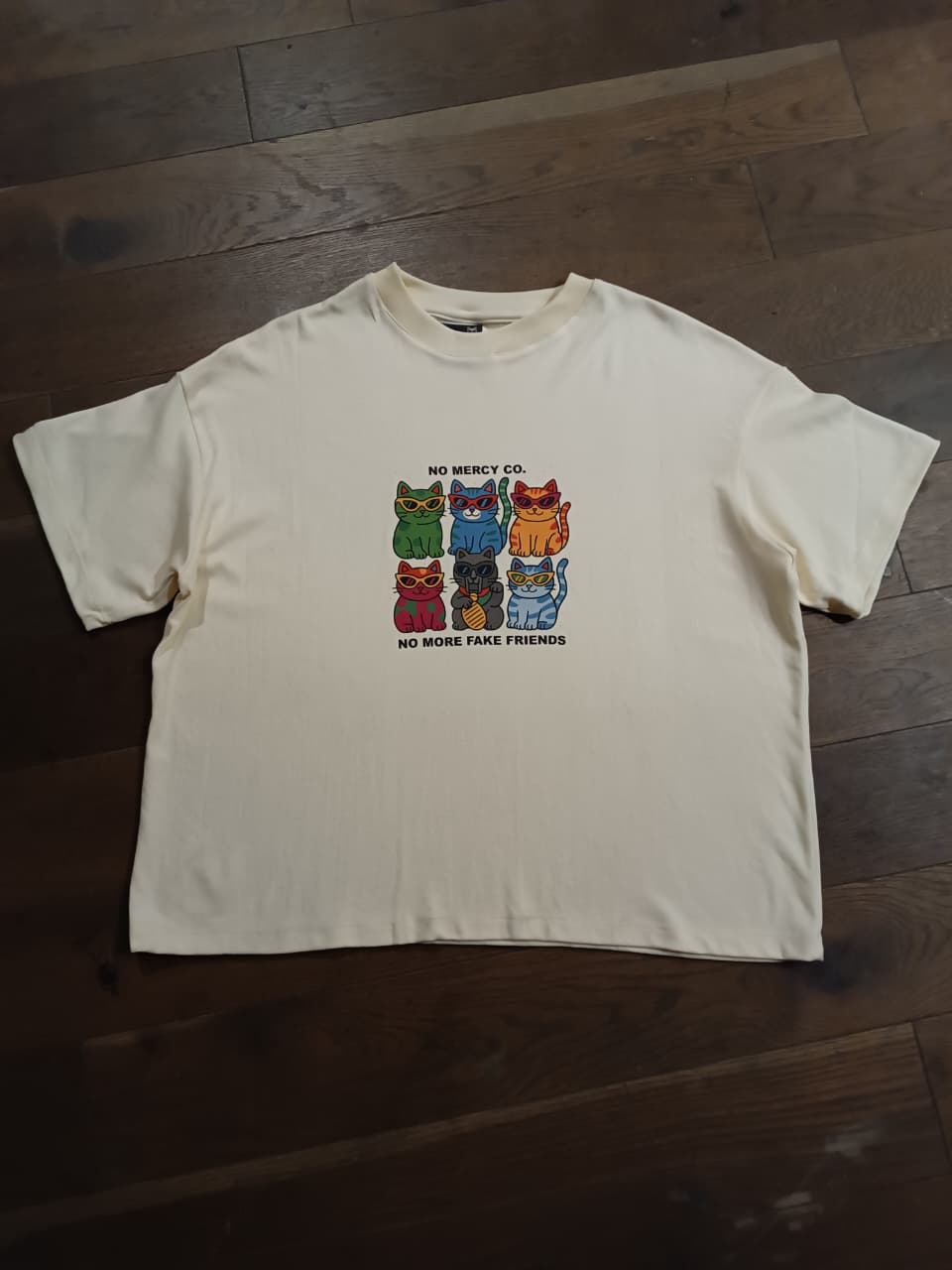 Cat Squad Oversize boxy fit Tee