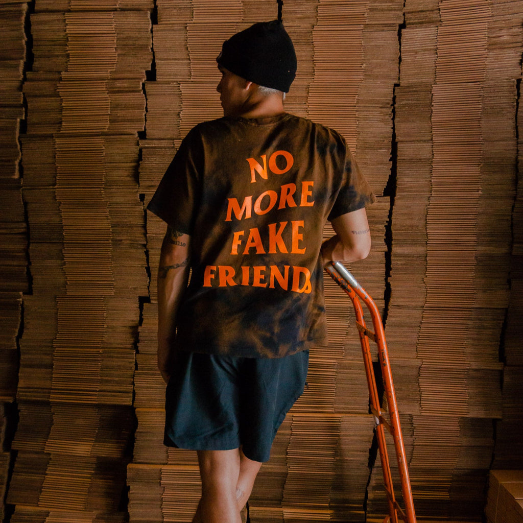 No More Fake Friends "Brown" Tee