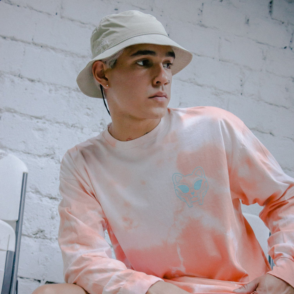 No More Fake Friends Tye Die "Peach" Manga Larga