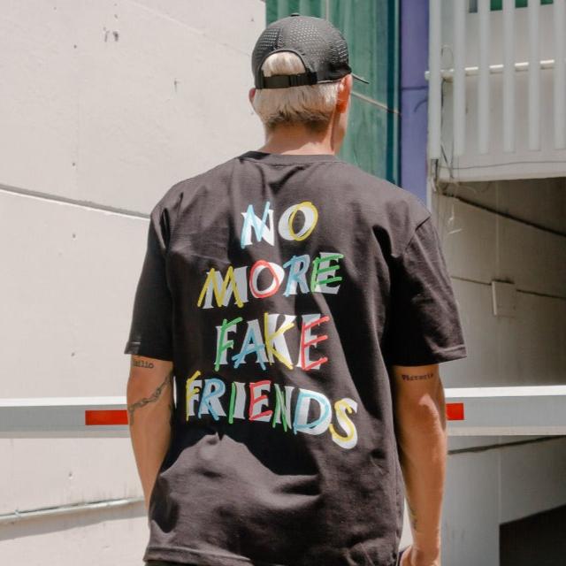 No More Fake Friends Crayon Kid Tee